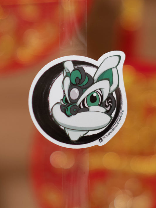 Diecut 9DLDAA Mascot Sticker - Moss